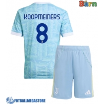 Fotballdrakt Barn Juventus Teun Koopmeiners #8 Bortedraktsett 2025-26 Kortermet (+ Korte bukser)